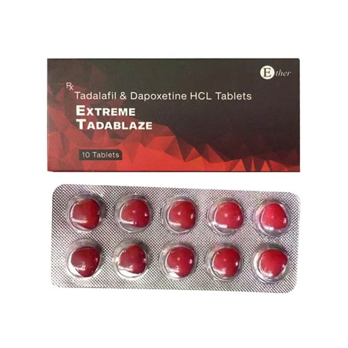 超級雙效犀利士 紅鑽 Extreme Tadablaze 10粒入 迅速勃起 持久戰鬥 - 1
